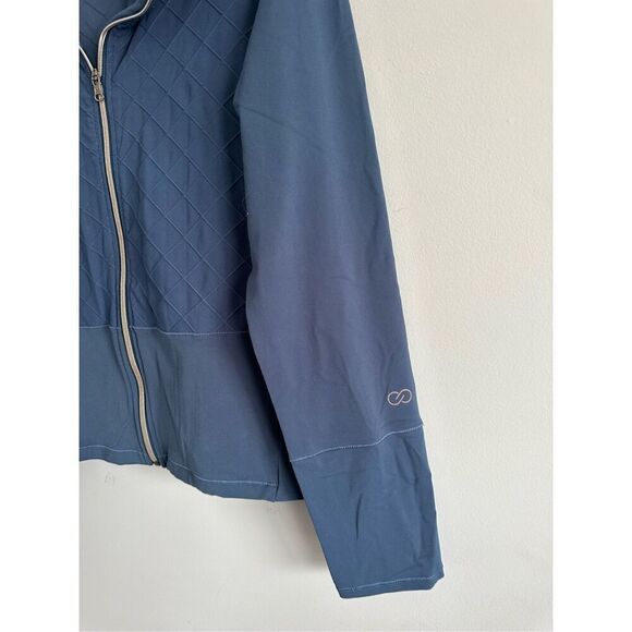 Calia by Carrie Underwood Essential Quilted Jacket Full Zip Athletic Blue XL - Picture 8 of 11